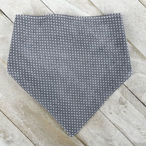 Grey polka dot bandana size small - Picture 1 of 2
